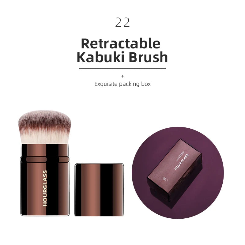 Set de maquillaje en polvo, base correctora, colorete, bronceador, sombra de ojos, delineador de ojos, brocha para esculpir