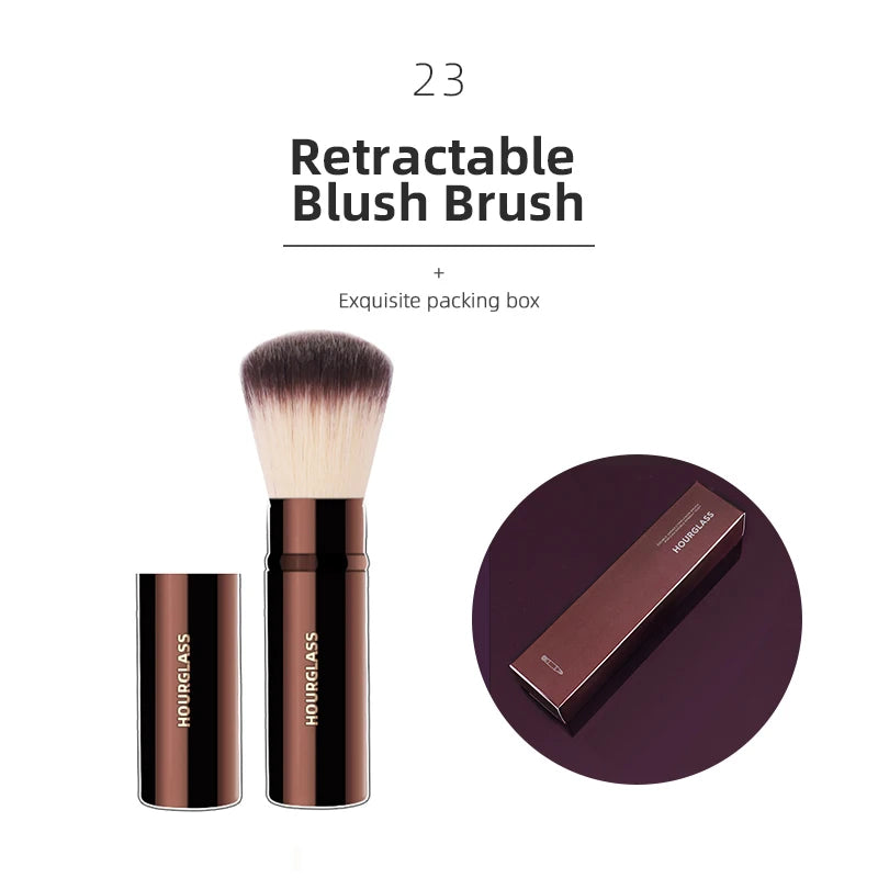 Set de maquillaje en polvo, base correctora, colorete, bronceador, sombra de ojos, delineador de ojos, brocha para esculpir