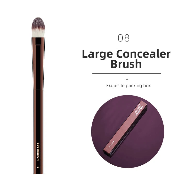 Set de maquillaje en polvo, base correctora, colorete, bronceador, sombra de ojos, delineador de ojos, brocha para esculpir
