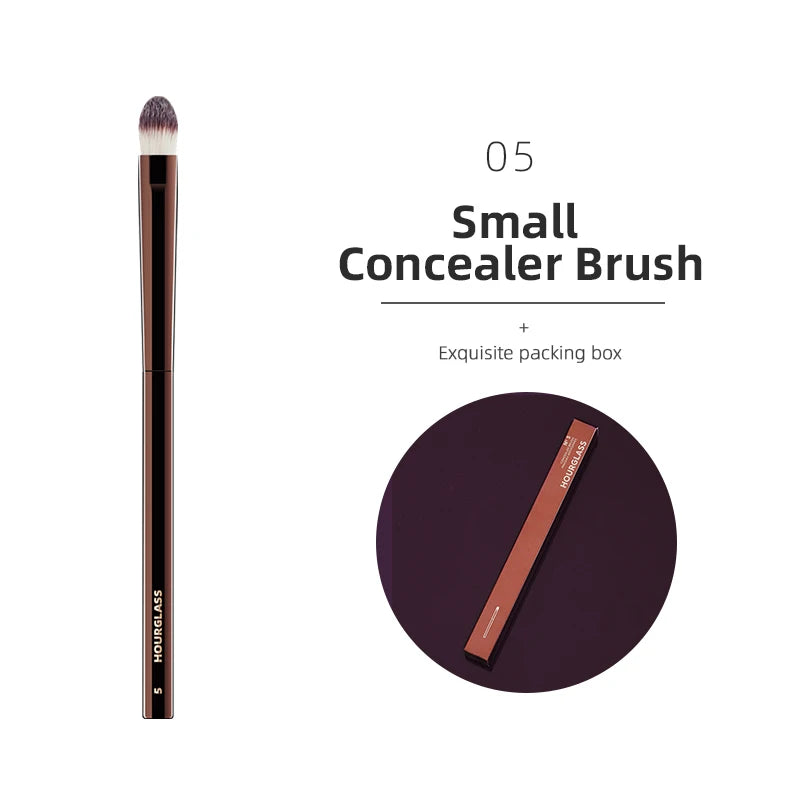 Set de maquillaje en polvo, base correctora, colorete, bronceador, sombra de ojos, delineador de ojos, brocha para esculpir
