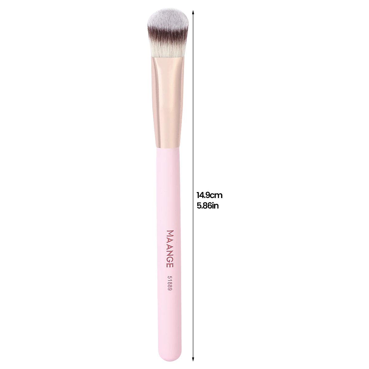 MAANGE-brocha de maquillaje para corrector de ojos, brocha triangular para base, mezcla de crema líquida, corrector, herramientas cosméticas de maquillaje