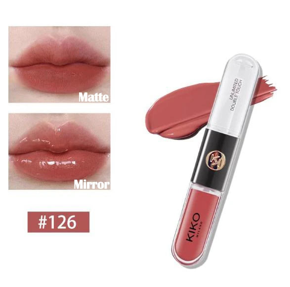 KIKO Brillo Labial Líquido 3D Transparente, Efecto Espejo, Nutritivo, Labios Voluminosos, Larga Duración, Tono Té con Leche/Pasta de Frijol