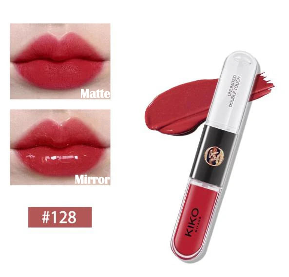 KIKO Brillo Labial Líquido 3D Transparente, Efecto Espejo, Nutritivo, Labios Voluminosos, Larga Duración, Tono Té con Leche/Pasta de Frijol