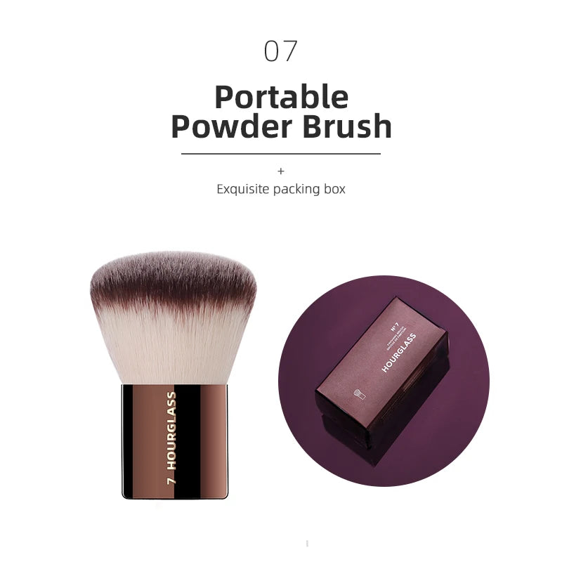 Set de maquillaje en polvo, base correctora, colorete, bronceador, sombra de ojos, delineador de ojos, brocha para esculpir