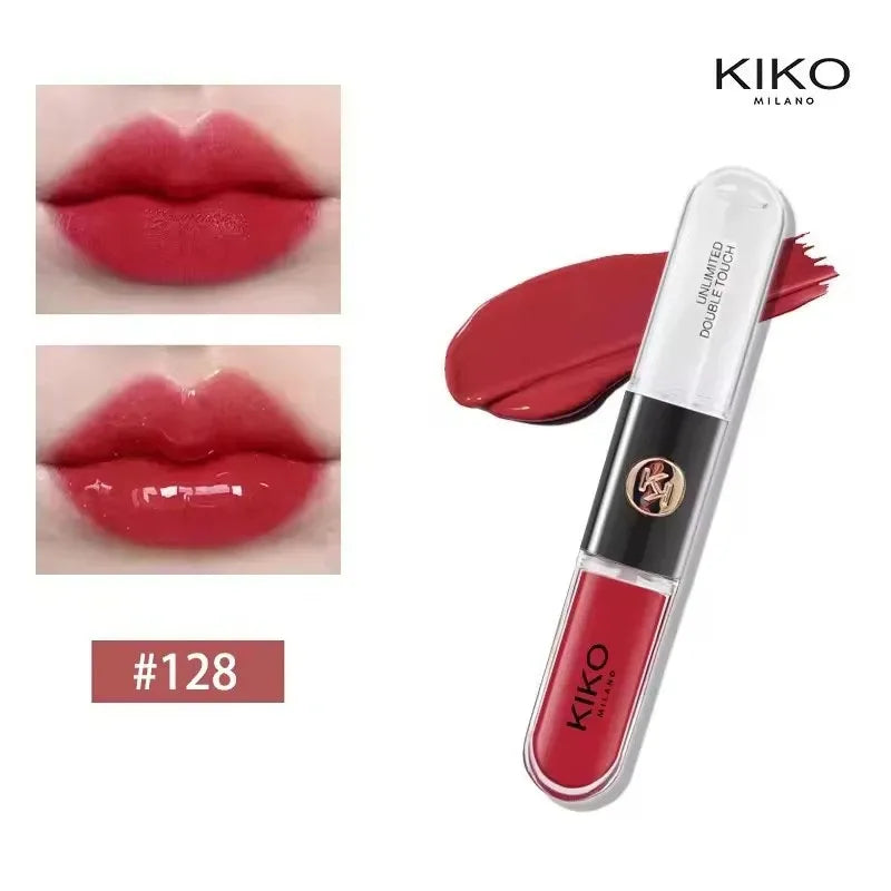 KIKO Brillo Labial Líquido 3D Transparente, Efecto Espejo, Nutritivo, Labios Voluminosos, Larga Duración, Tono Té con Leche/Pasta de Frijol